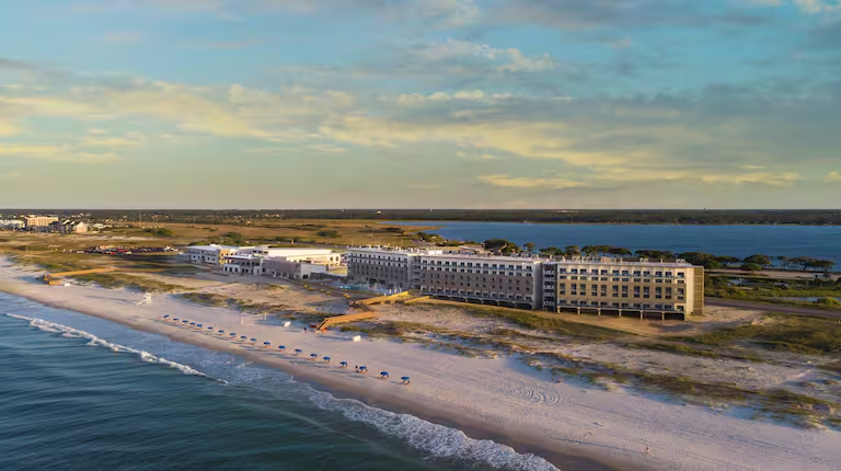 The Lodge at Gulf State Park beachfront property